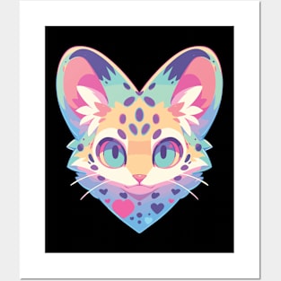 Kawaii Cute Wildcat Series - 022 Posters and Art